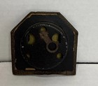 1930   s Rochester Room Thermometer  works  Octagonal Art Deck Leatherette Case