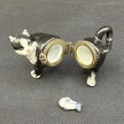 Ganz Ceramic Tuxedo Cat Trinket Box With Fish Inside 2    Cute 