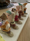 Rare Snow White   The Seven Dwarves English Toast Holder Disney Vintage     