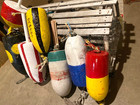 A Lot Of 7 Vintage Maine Lobster Trap Buoys