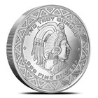 2 Oz Silvertowne Aztec Calendar Silver Round  new 