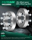 4pcs 1 5  Wheel Spacers 8x6 5 Fit For Chevrolet Silverado 2500