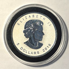 2016 Canada Maple Leaf W bear Privy  Reverse Proof  5  1oz  9999 Fine Silver 