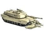 2023 M1a2 Sep Abrams Tank Model With Mine Plow - Dragon Armor 1 72 Neo Series