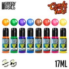 Set Acrylic Candy Ink Paint 17ml - Intensity Airbrush Brush Figures Miniatures