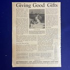 Vintage Ad 1925 Christmas Ephemera Metropolitan Life Insurance Company New York