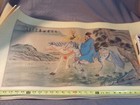 Chinese Artwork-recommending Zhuge On Horseback 36 X 19 Inches 91 X 48 Cm