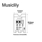 Musiclily Pro Pcb Treble Bleed Mods X7r Capacitor For Guitar Bass 1 2nf 150k 20k