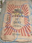 Vintage Wayne Mash 32   Dairy Cloth  100 Lbs Cloth Bag  as Seen 