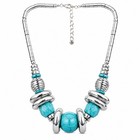 Women   s Stainless Steel Necklace   Earrings Jewelry Set Floral Adjustable Gift