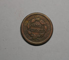 1853 Braided Hair Large Cent Copper  big Penny 