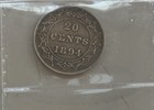 1894 Newfoundland 20 Cents -  Obverse 1 - Iccs Xf40   C6