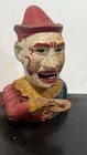 Antique Shepard 1884 Humpty Dumpty Clown Mechanical Bank Shepard Hardware Works