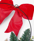 Holiday Lane Heritage House Greenery Half Wreath Christmas Door Decor W bow New 