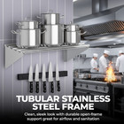 Nsf Certified Tubular Glass Rack Shelf Commercial Kitchen Restaurant 36 x14 