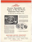 1935 Neptune Meter Co  4 Pg True Centerfold Ad  Cash Recorder For Gas Pumps