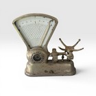 Antique Dayton Candy Scale Model 166 2lb With Large Date Casting All Brass Trim