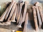 Lot Of 10 Vintage Carbon Steel Railroad Spikes For Blacksmithing And Crafting