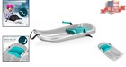 Durable Plastic Snow Sled For Kids - Easy-to-reach Brake Handles  Lightweight