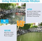 660gph Pond Filter Clean W  Pump Fountain Kits Outdoor Ponds Water Features New