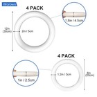 8 Pcs Foam Wreath Forms 8 Inch 12 Inch Home Front Door Christmas Decor