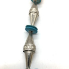 Vintage Tribal Ethnic Wood Bead African Style Chunky Necklace Boho Statement 30 