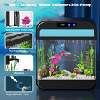 Fish Tank 2 2 Gallon small Fish Tanks Kits aquarium Fish Tank Starter Kit With 3