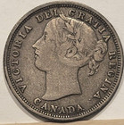 1858 Canada 20 Cent Piece Mintage 750 000 Key Date One Year Type Coin