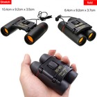 30x60 Zoom Binoculars Outdoor Travel Compact Folding Telescope Hunting Day night