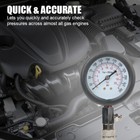 Small Engine Cylinder Compression Gauge Tester Kit Gas Diagnostic Tester Set
