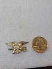 Us Navy Seals Special Warfare Gold Trident Insignia Badge Pin Gold Toned Clutch