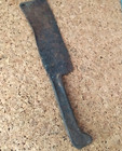 Antique Wrought Iron Butcher s Chopper Knife Meet Cleaver Vintage Old Tool  