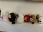 Puffkins Vintage Lot Of 6 Plush With Tags 90   s Beaver  Chick  Cardinal  Dogs
