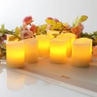 Candle Choice Flameless Candles Timers Battery Votive Candles W  Timer 12 Pack