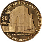 2007-w Jamestown Commem Gold  5 Pcgs Pr69 Dcam Vault Collection - Stock