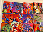 Lot Of 43 Fleer Skybox 1995 Marvel Comics Versus Vs Dc Comics Trading Cards Vg