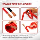 Noone Jumper Cables For Car Battery  Heavy Duty Automotive Booster Cables For Ju