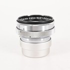 Carl Zeiss Jena 5cm 50mm F2 Red T Sonnar Contax Rangefinder Lens read Notes  218