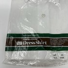 Sears Perma-prest Dress Shirt Mens Size 16 5 Tall White New Vintage Short Sleeve