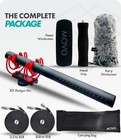Movo X3-ii 11-inch Xlr Shotgun Mic For Camera - Supercardioid Condenser Shotgun-