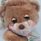 Fisher Price Sleepy Teddy Beddy Bear 1401 Plush Striped Pajamas 1985 Vintage