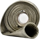 Wire Fuel Line Heat Shield Sleeve 1  I d  X 10ft titanium High Temp Fiberglass