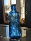    rare    Cobalt Blue City Bottling Toledo Ohio Hutch Bottle