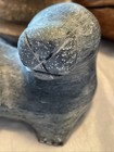 Vintage Eskimo  Inuit Carved Soapstone Walrus Sculpture