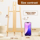 Aroic 8 Pack 15 Inch Wood Easels  Easel Stand For Painting Canvases  Art  And   