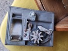 Vintage Victor Vending Super V Gumball Machine Chicago Illinois Wood Enclosure