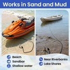 31 Inch 316 Stainless Steel Screwin Boat Sand Anchor Shallow Water Mooring