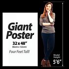 1946 It s A Wonderful Life  rko  Movie Poster  Vintage 4 Ft Tall Giant Poster