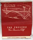 2 Vintage Matchbook Covers The Presidio San Francisco   Playland At The Beach  2