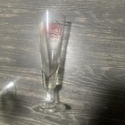 Vintage Miller High Life Beer Pilsner Glasses Set 2 Clear Red It   s Miller Time